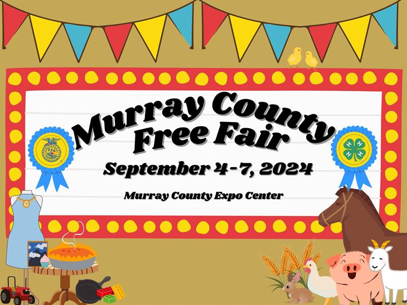 Logo for 2024 Murray County Free Fair